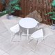 비즈니스 리셉션, 협상 테이블과 의자 조합, 정원 풍경, 야외 안뜰, 창의적인 레저 철제 테이블과 의자