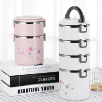Office Workers Portable Insulation Lunch Box Multilayer Large Capacity 304 Stainless Steel Extra-long Insulation Bucket Lunchbox Lunch Box
