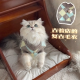 Ретро брендовый свитер, демисезонный удерживающий тепло жилет