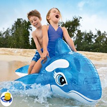 Thickened Non-toxic Child Transparent Blue Whale Sitting Intex Outlet Water Park Inflatable Toy Adult Flick