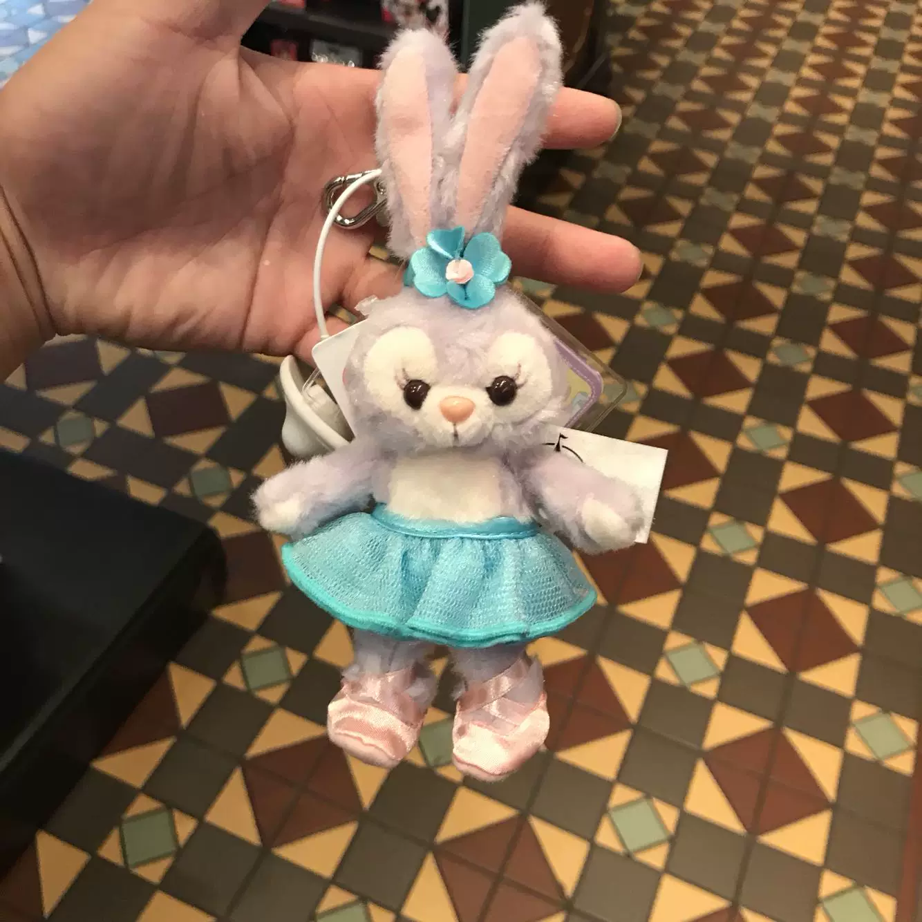 Disney, navy bag, pendant, keychain