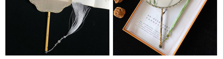 Декоративный веер 汉服刺绣团扇扇子双面绣宫扇扇子手工绣古典苏州特产礼品礼品送人