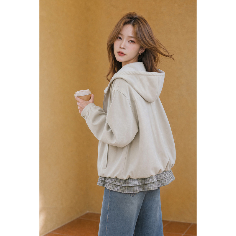 Coco Story Jacket: Trendy and Stylish Short Top, New Unique Loose Hooded Jacket for Women in Autumn