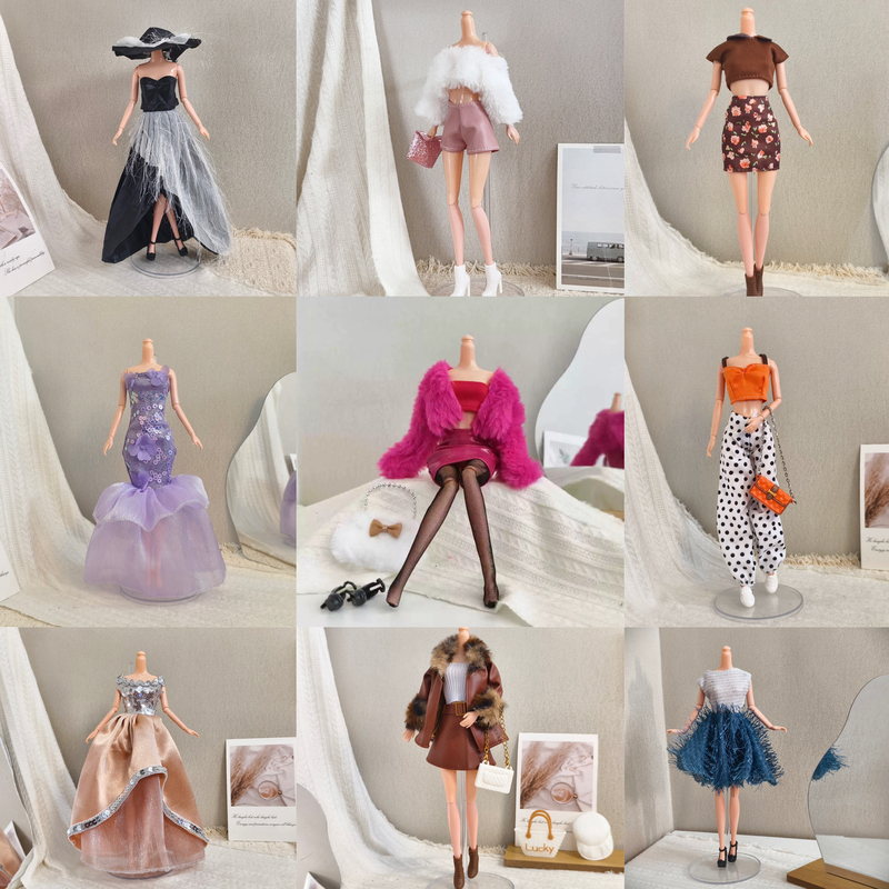 30cm Dress-Up Doll Boutique Clothing Toy Barbie Clothing Set Girl's Pretend Play Toy 30cm Dress-Up Doll Boutique Clothing Toy Barbie Clothing Set Girl's Pretend Play Toy