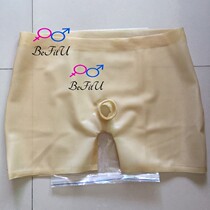 Upgraded version in stock new design latex tight underwear safety pants boxer briefs clean pants ice pants disease prevention pants