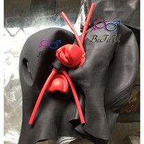 Summer big promotion latex headgear braces nose tube mask mouth plug three-dimensional face suffocation oral adjustment thick spot