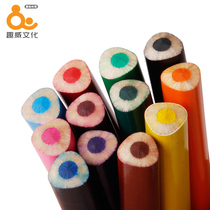 Fun culture big triangle color pencil children Primary School students correct holding pen pencil posture training