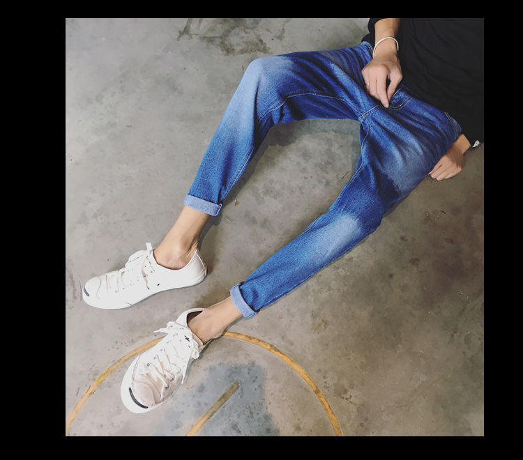 Jeans pour adolescent pieds Slim BWXD pour automne - Ref 1484924 Image 48