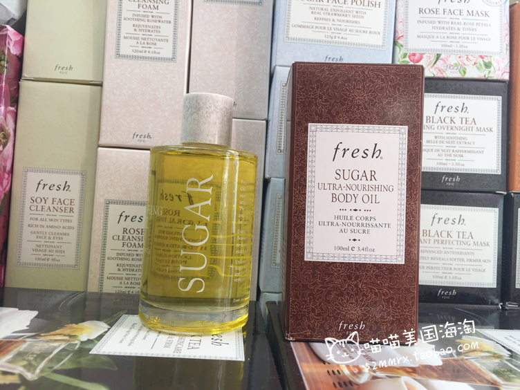 喵 Hoa Kỳ đích thực đường vàng tươi chăm sóc cơ thể dầu massage 100ML phụ nữ mang thai chống rạn da vaseline dưỡng trắng