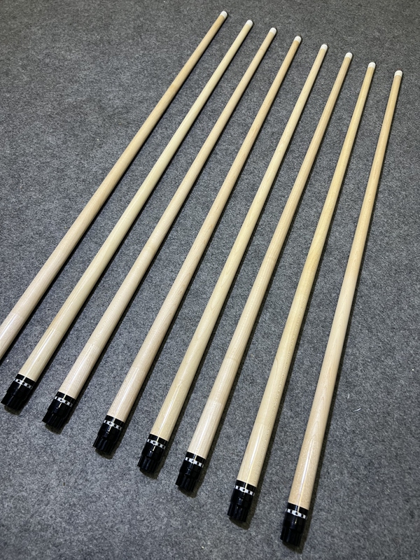 North American High-Density Jmc Hard Maple Billiard Cue, Slow Eight Tooth Cue, Large Tip Cue, Eight Tooth Cue