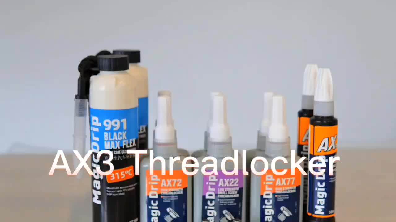 6ml Anaerobic Adhesive Threadlocker Small Size Tube Medium Strength Screw Glue For M2m25 Metal