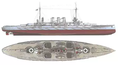 1 700 SMS battleship Helgran