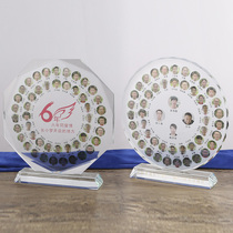 Crystal Sunflower Octagonal Trophy Medal Student Party Memorabilia Class Graduation Remembrance