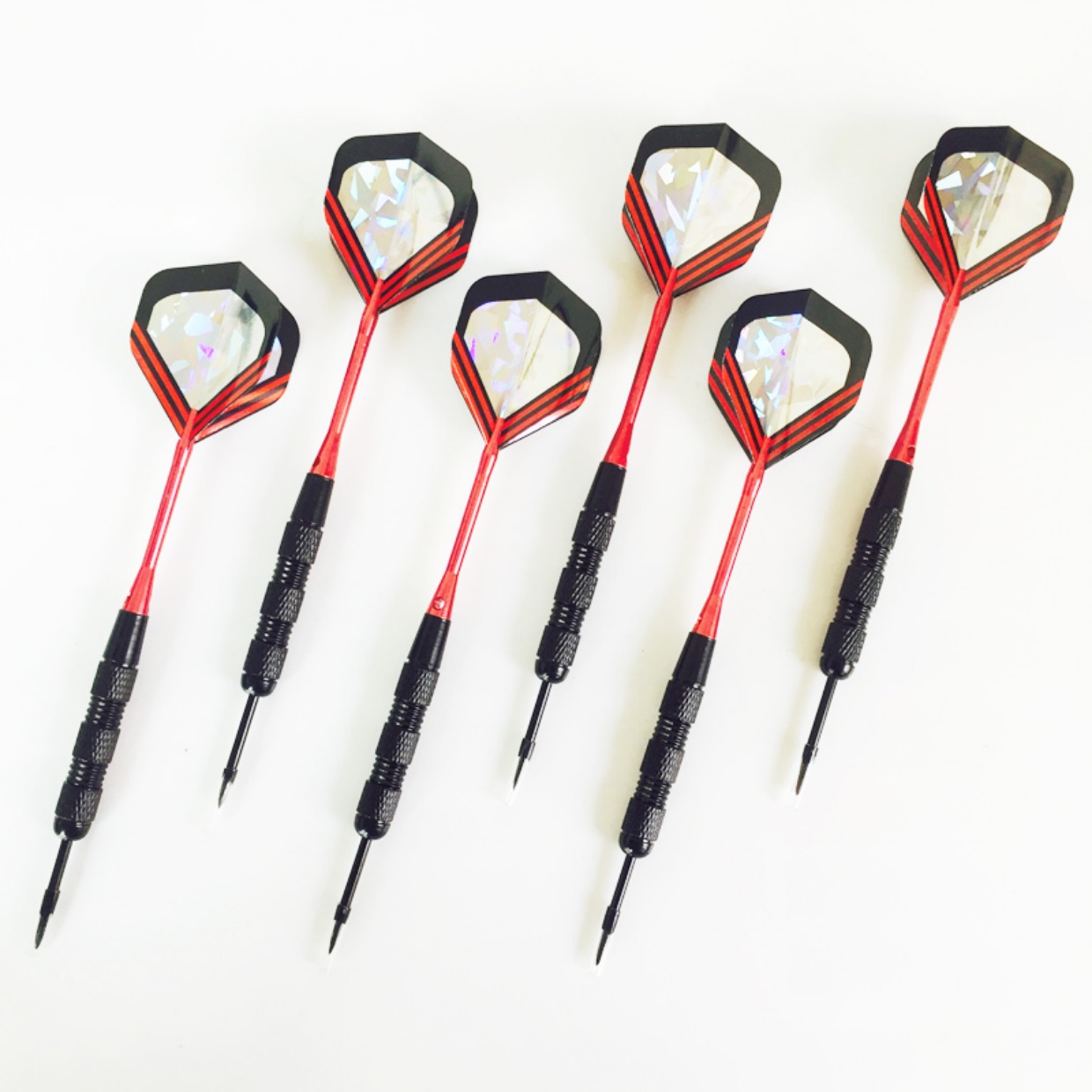 Phi tiêu kim 6 Gói chống sào nhôm cực trò chơi phi tiêu kim phi tiêu đĩa phụ kiện phi tiêu dao phi tiêu 6 màu - Darts / Table football / Giải trí trong nhà phi tiêu phóng