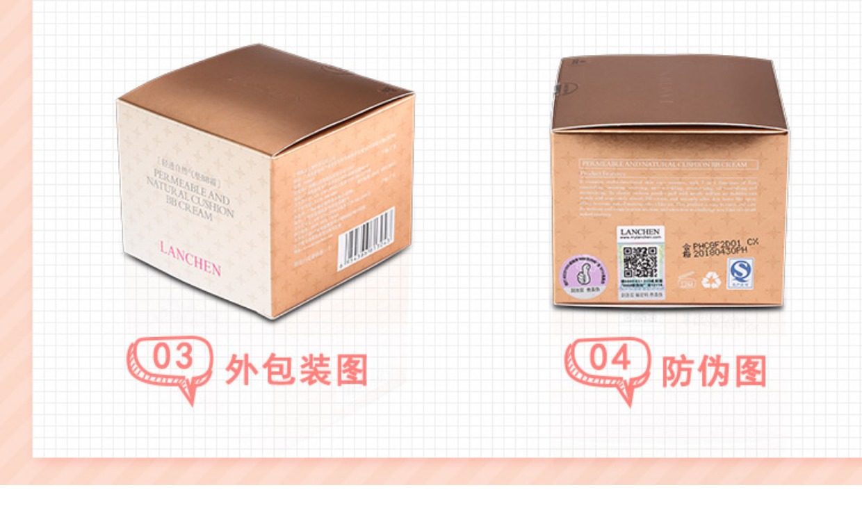 Korea Blue Show Light Natural Air Cushion BB Cream Kem che khuyết điểm Cách ly chống nhăn Kem dưỡng ẩm kéo dài Chính hãng cc cream nào tốt