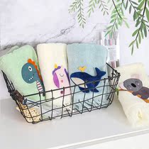 Wash-face towel pure cotton water-absorbent with no hair speed dry wipe hair hand towels bath Home All cotton soft and cute girl