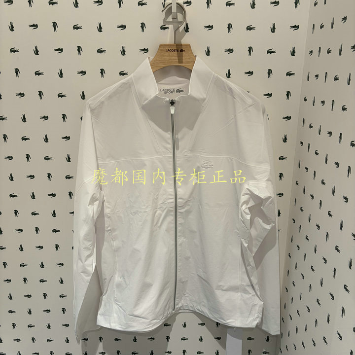 French Crocodile Bh0752 Lacoste 2026 Spring and Summer New Men's Water-Repellent Tennis Jacket