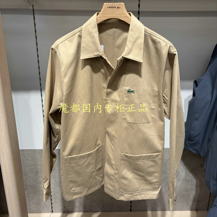 French Crocodile Ch3592 Lacoste 2026 New Autumn Men's Casual Shirt Jacket