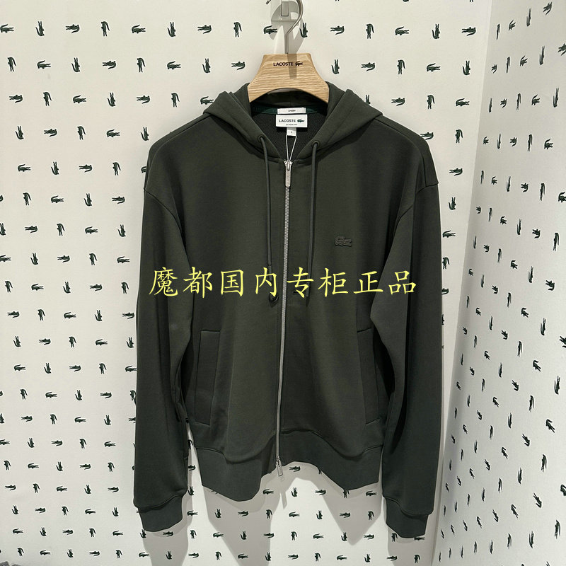 French Crocodile Sh2586-98 Lacoste 2025 New Autumn Hooded Sweatshirt for Men and Women