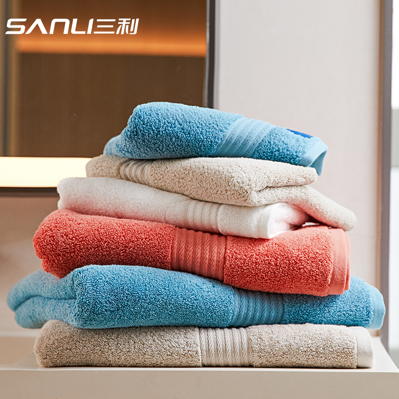 Three Ley Towel Pure Cotton Wash Face Home Water Suction Not Up To Hair Increase Scrub Face Towels Adult Couple Full Cotton Soft Face Towels