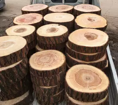 Xiaoliang farmhouse pure Willow Wood good vegetable Pier solid wood chopped meat cut bone commercial chopping bone thick round meat Pier