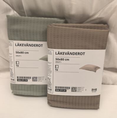 Ikea Lek Vandelon pillowcases, 50×80 cm, one set