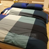 Ikea, хлопковое одеяло, пододеяльник, наволочка, простыня
