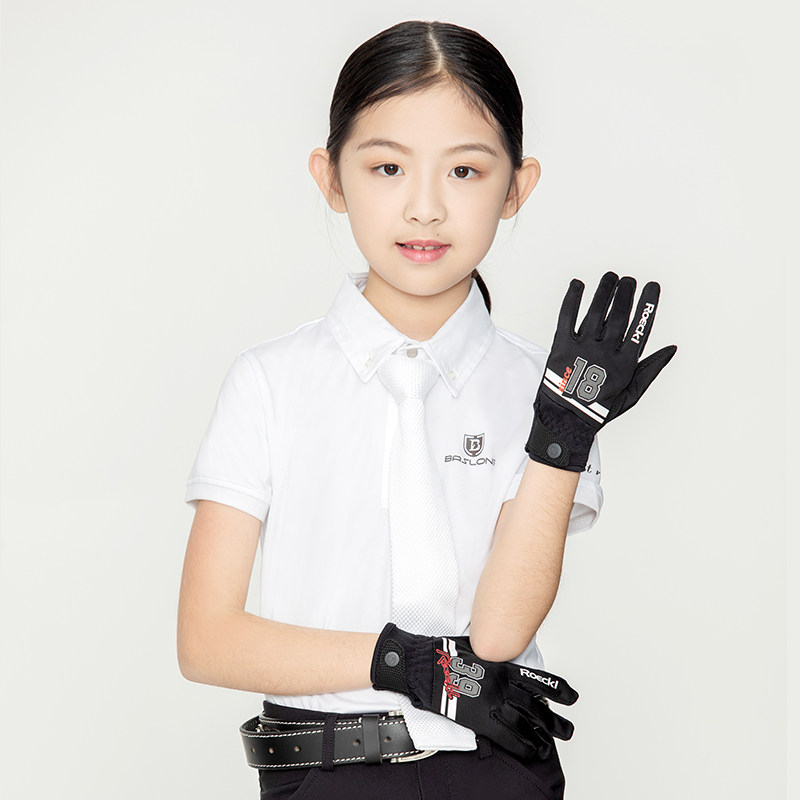 German Roeckl Children Equestrian Gloves Children Riding Gloves Breathable Comfort Leka Gloves Children Adult
