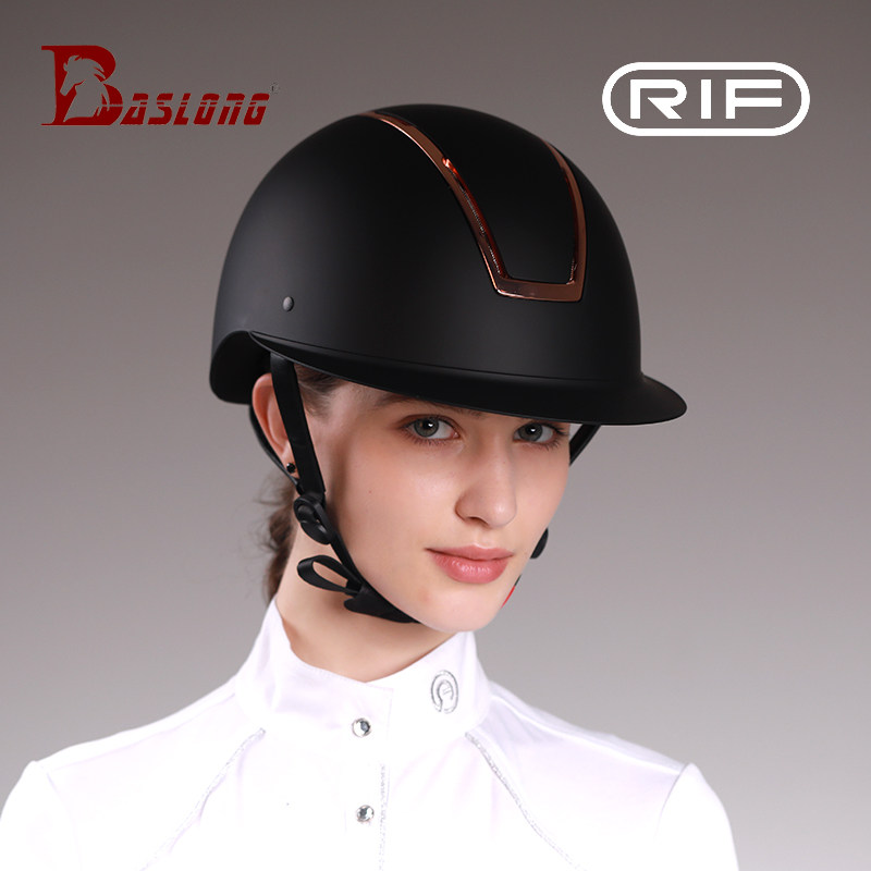 RIF equestrian safety helmet horseback riding safety helmet fashion minimalist equestrian obstacle safety helmet EU safety certification