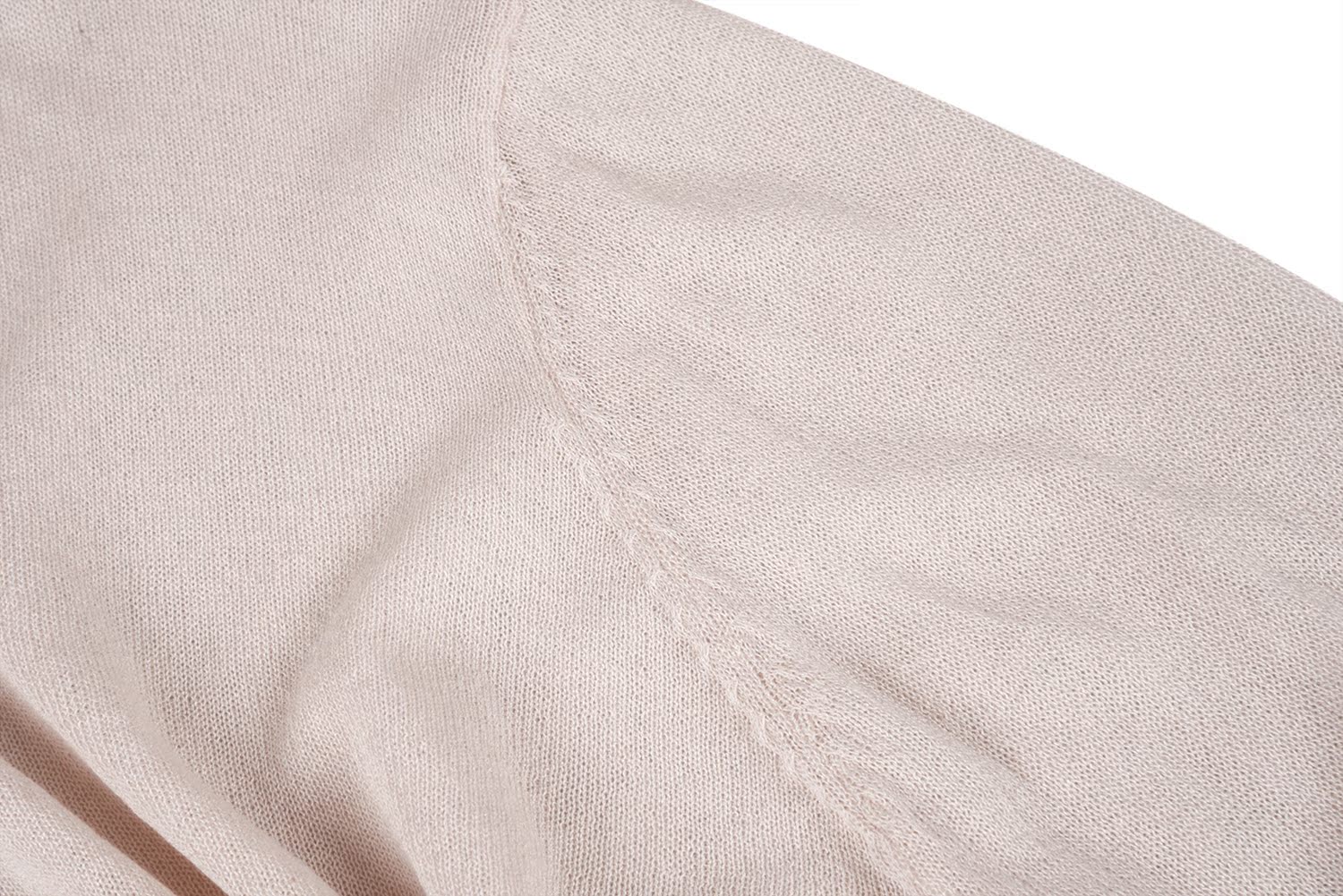 VEGA CHANG Dệt Kim Nữ Dài Tay Áo 2018 Sớm Mùa Thu Mới Vòng Cổ Trumpet Tay Áo Hollow Thin Loose Top quần áo nữ