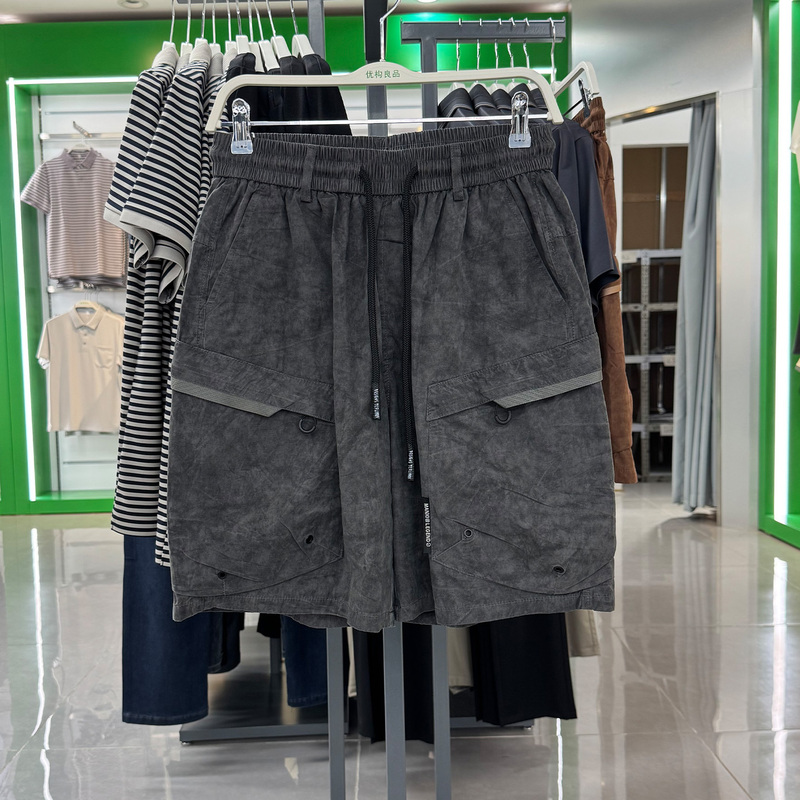 Cityage Urban Vintage Men's Distressed Shorts Cool Workwear Pants Elastic Waist Casual Shorts 2026 Summer Cityage Urban Vintage Men's Distressed Shorts Cool Workwear Pants Elastic Waist Casual Shorts 2026 Summer