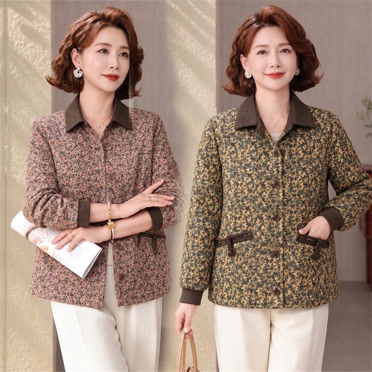Suitable for Middle-Aged and Elderly Mothers, Women's Jackets, Outerwear, Fashionable Autumn and Winter Women's Casual Workwear Suitable for Middle-Aged and Elderly Mothers, Women's Jackets, Outerwear, Fashionable Autumn and Winter Women's Casual Workwear