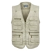 Áo vest nam trung niên mùa xuân và mùa thu cotton nhiều túi cỡ lớn chụp ảnh câu cá vest nam trung niên vest áo ghi lê nam Áo vest cotton