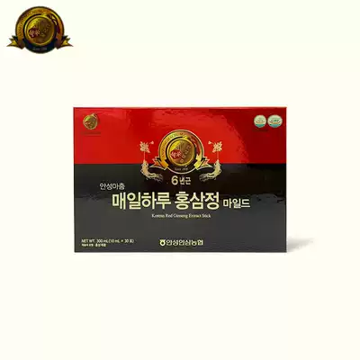 South Korea Ancheng Red Ginseng Daily Red Ginseng Concentrate 300ml Korean Ginseng 6 Years Root Nourishing Health Imported Direct Mail