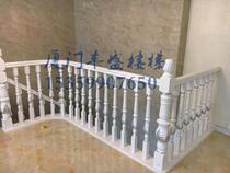 Xiamen professional customization of simple European wooden stairs solid wood fence European guardrail