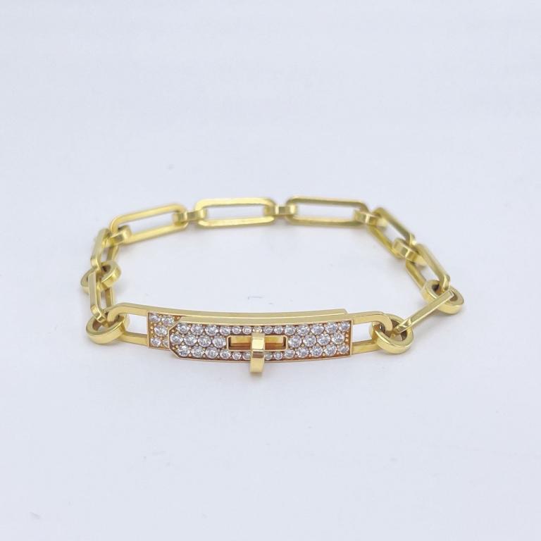 Hermès Kelly Bracelet, Gold Color, Xs, Box W64495 Hermès Kelly Bracelet, Gold Color, Xs, Box W64495