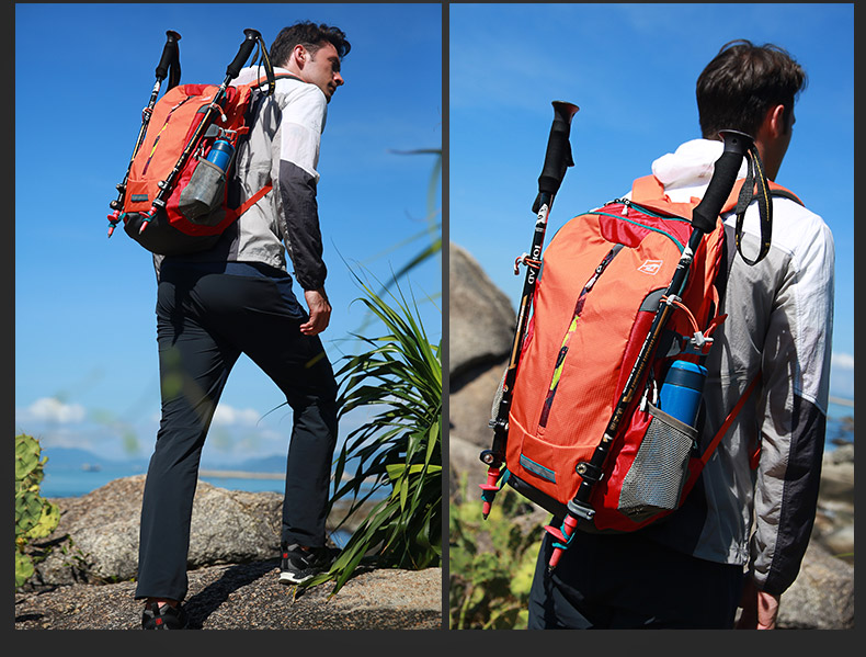 Pathfinder 2017 mùa xuân và mùa hè thiết bị ngoài trời chống trượt bằng nhôm kính trekking cực ZEKF80387 gậy trượt tuyết