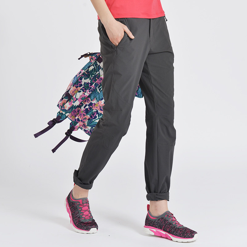 Percy and outdoor quick-drying pants Men's and women's summer breathable quick-drying pants lightweight elastic hiking sports pants