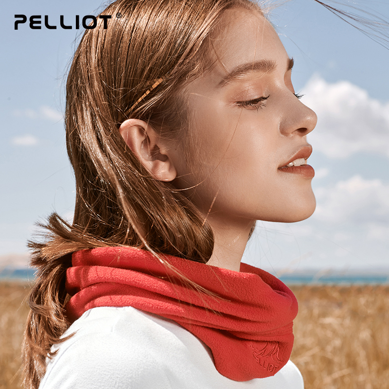 Percy and outdoor autumn and winter warm and breathable ski cycling sports windproof all-match scarf fleece hat