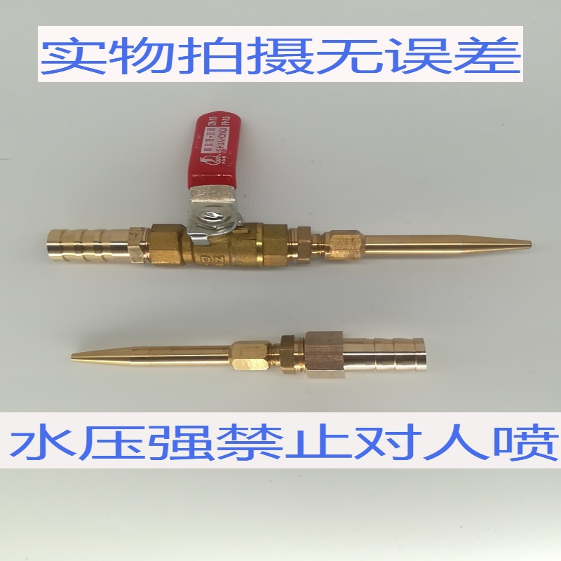 High pressure all-copper straight spray spray shower water gun wash water Watering Shower Nozzle Tap Water Pump Spray head