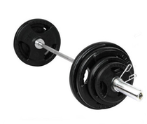 50kg 60 80 90 100 120kg large hole orb hand clutch iron barbell package can be disassembled and assembled