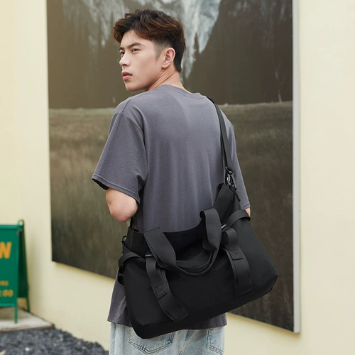 Вместительная и большая мужская сумка на одно плечо для отдыха, школьный рюкзак, в корейском стиле, подходит для студента