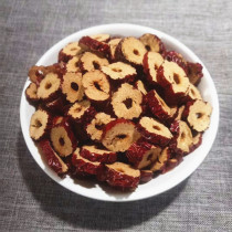 Seedless red jujube dried slices 5kg Xinjiang snacks crispy jujube slices dry eat soaked water crispy jujube ring tea red jujube Cup