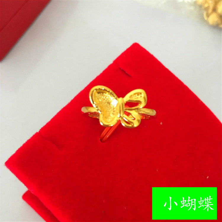 Cát không phai vàng 24k mạ vàng euro xu nữ mô hình đám cưới trực tiếp nhẫn miệng Giáng sinh Giáng sinh mô phỏng nhẫn quà tặng mẫu nhẫn nam đẹp 2020