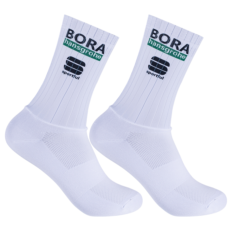2025 New Pneumatic Compression Road Cycling Sports Professional Team Version Cycling Socks for Men and Women Mid-Length Running