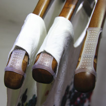 Wooden hanger non-slip patch strip clothing store silicone non-slip pad plastic hanger non-slip cover transparent thick strip point