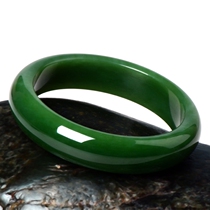 Time limit 1 Yuan to shoot $natural Russia Biu jade bracelet female section Xinjiang Taiwan spinach green jade bracelet Handbag Bracelet