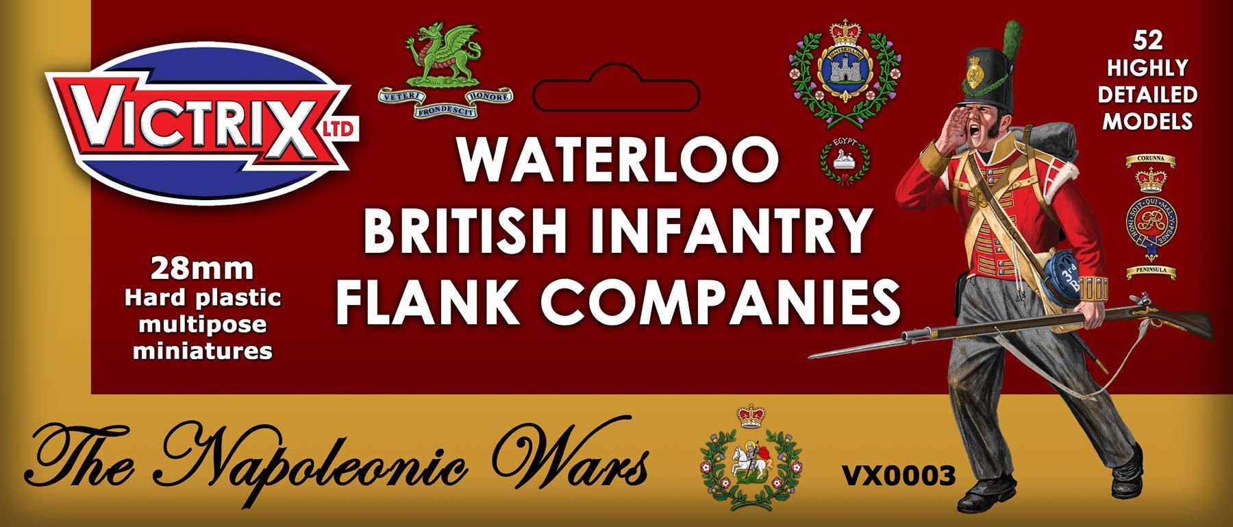 Desktop Warfare Chess] Victrix 1 56 Take the fight UK Waterloo flank infantry VX0003