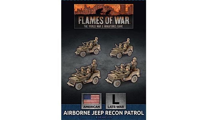 FOW Fire Flames of War II American Airborne Jeep UBX65