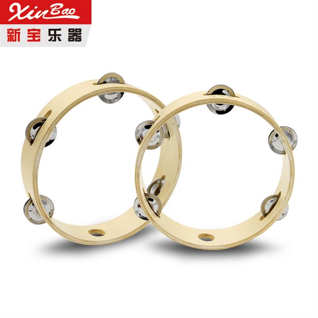 Chống giáo dục sớm tambourine Nhạc cụ Orff nhạc chuông bằng gỗ trẻ em dạy nhạc chuông đồ chơi - Đồ chơi nhạc cụ cho trẻ em